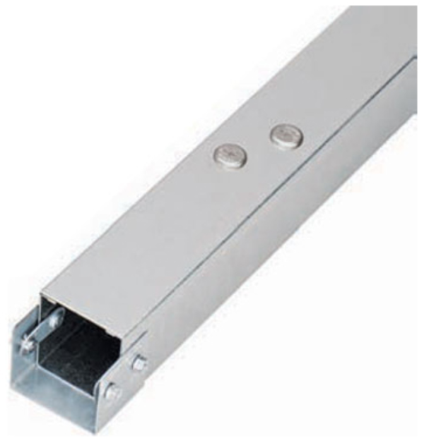 Trunking, 1 Compartment IP30/IP4X, c/w Lid & Coupler