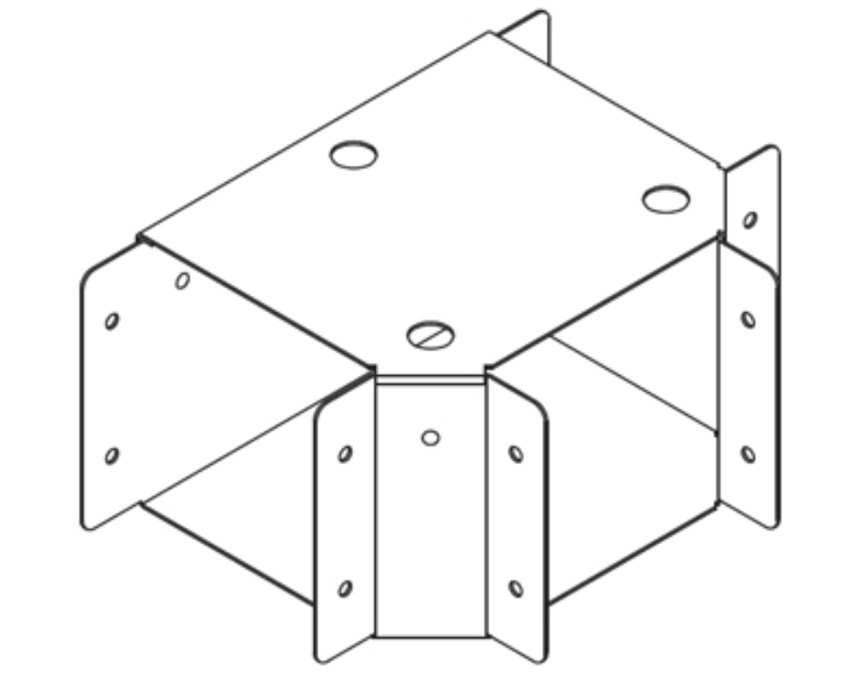 Tee, Top Lid Gusset c/w Turnbuckles &, Lid for Trunking