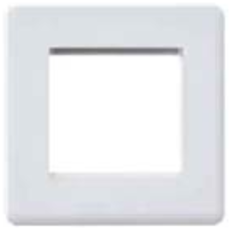 Frontplate, 2 Module 50x50mm Euro Frame