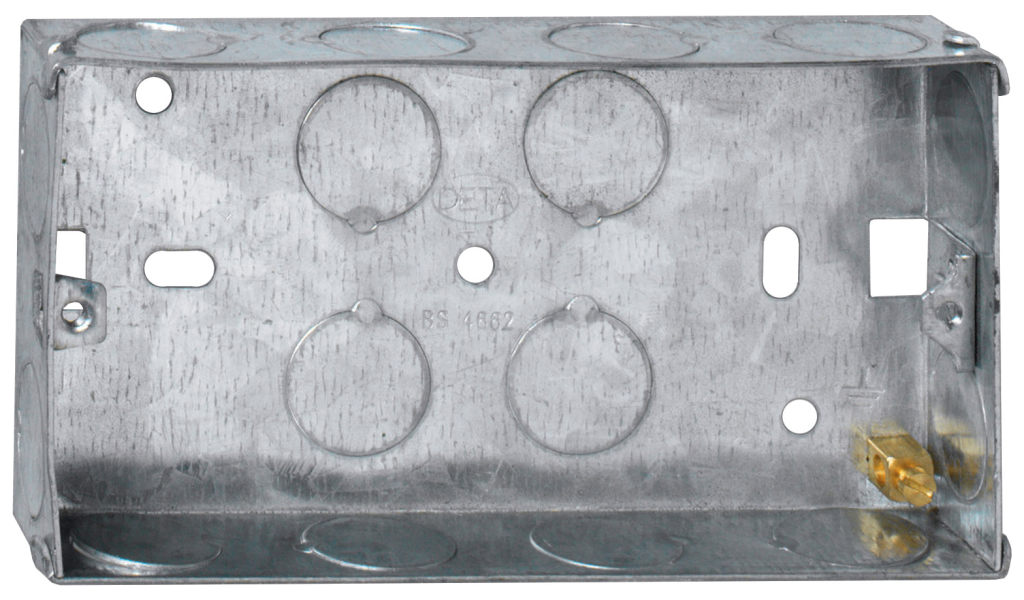 Box, 2 Gang Back Flush