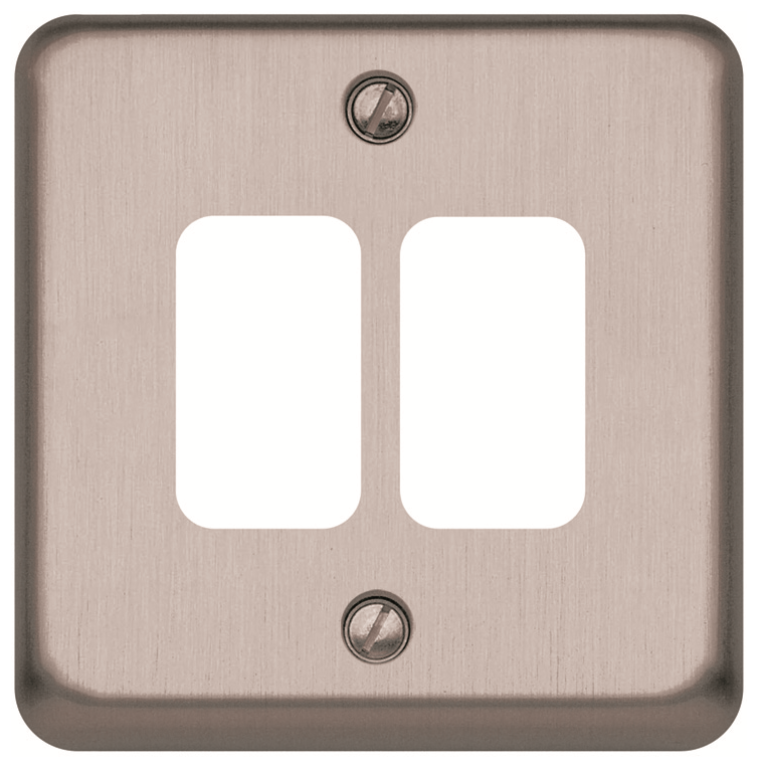 Frontplate, 2 Module
