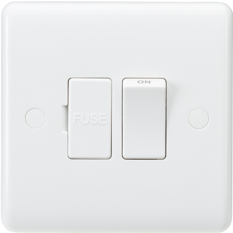 Connection Unit, Switched Fused Spur c/w Flex Outlet