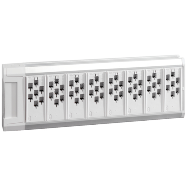 Marshalling Box, 8 Way 7P Single Supply, Wire In/Plug Out