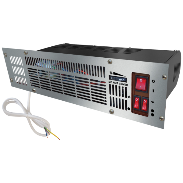 Heater, Fan Plinth 3 Heat Settings IP20, Thermo Cntrl c/w Thermal Cut Out