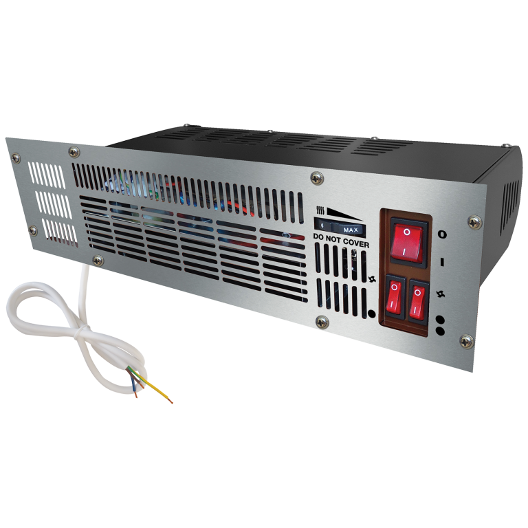 Heater, Fan Plinth 3 Heat Settings IP20, Thermo Cntrl c/w Thermal Cut Out