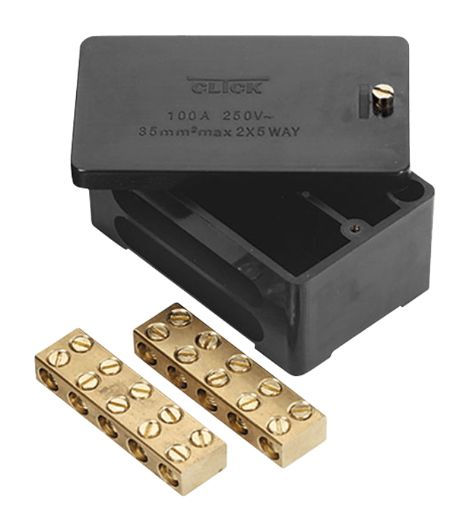 Junction Box, 2 Pole 5x35mm