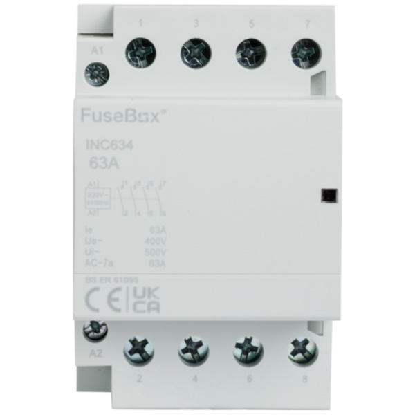 FuseBox Contactor 4P 63A 230V 4-MOD - Image 3