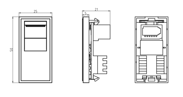 Outlet, Modular Telephone Slave - Image 2