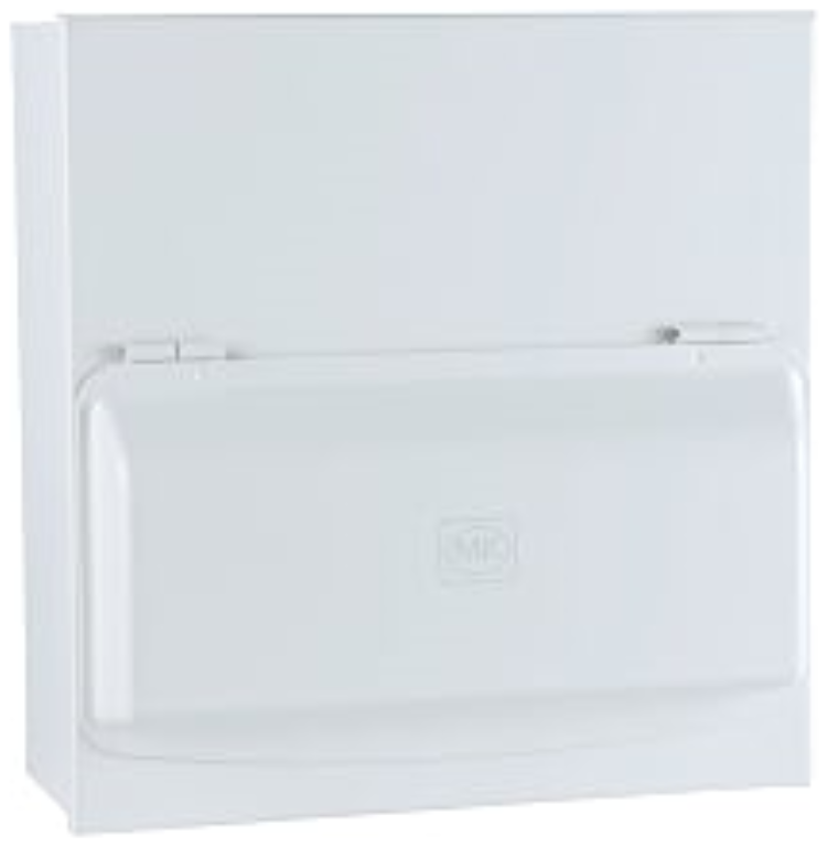 Consumer Unit, 8 Way Surface, 1 Integral Neutral Bar
