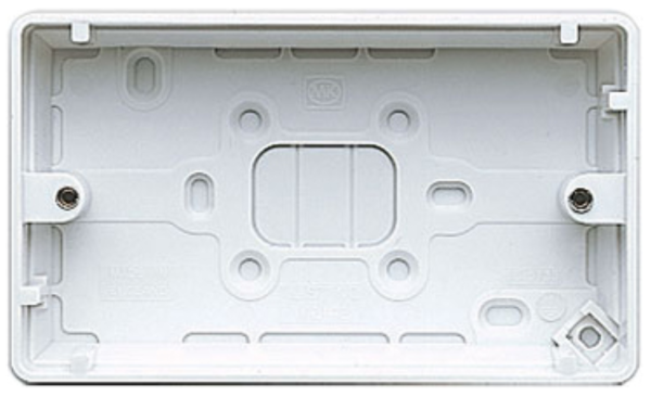 Box, 2 Gang Moulded Surface