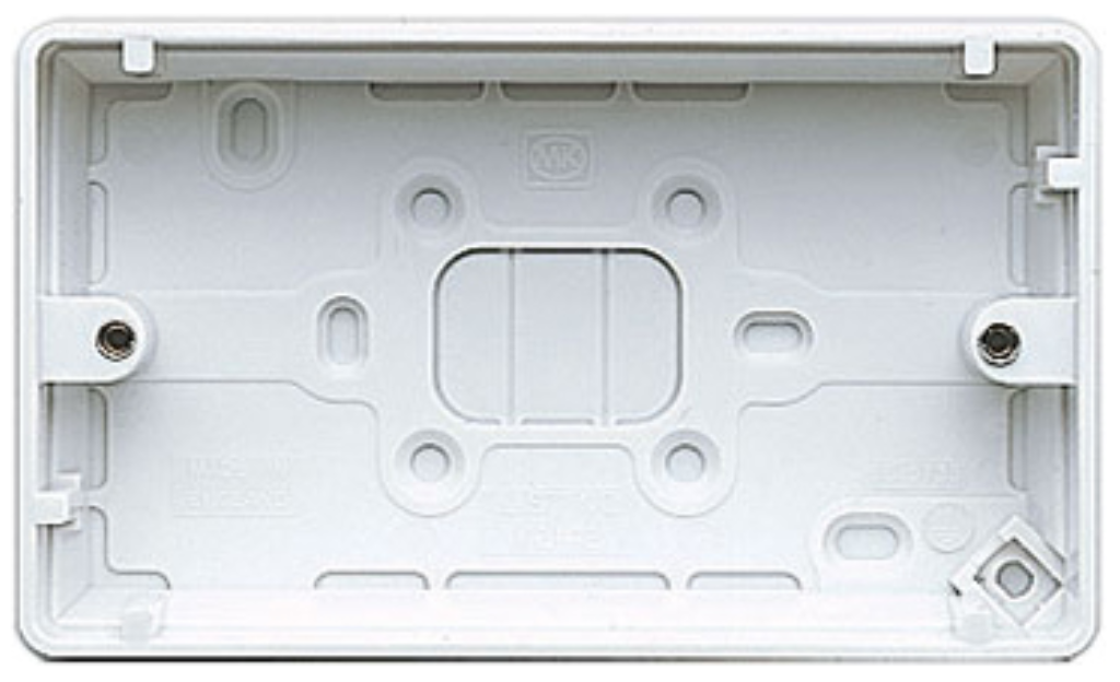 Box, 2 Gang Moulded Surface