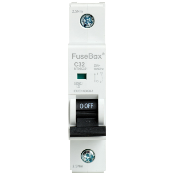 FuseBox MT06C321 MCB SP Type C 32A 6kA - Image 2