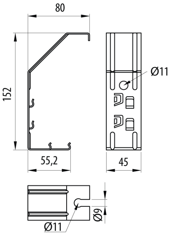 Support, Light Duty Ceiling