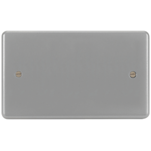 Hager WPP2 Blanking Plate 2 Gang Grey