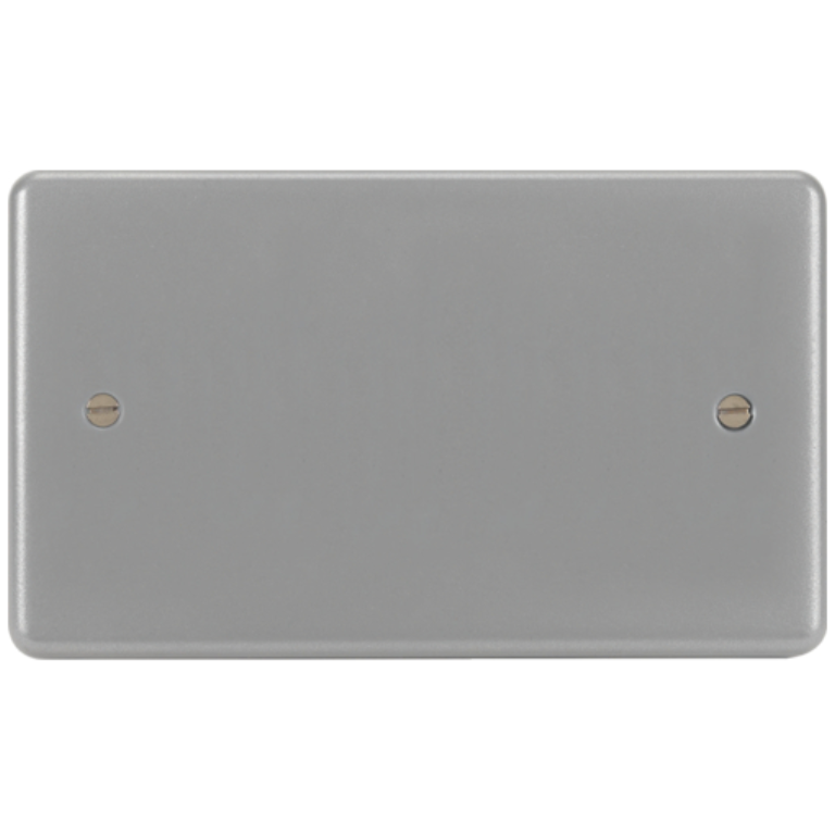 Hager WPP2 Blanking Plate 2 Gang Grey