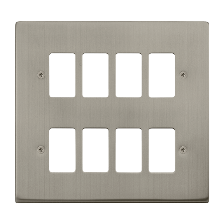 Frontplate, Deco 8 Gang