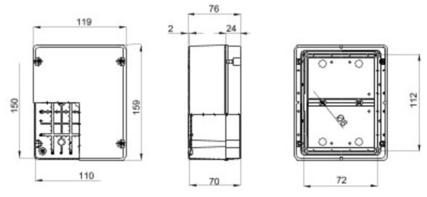 Enclosure, Moulded c/w Smooth Side Walls - Image 2
