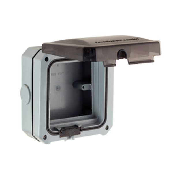 Enclosure, Weatherproof Sgl IP66