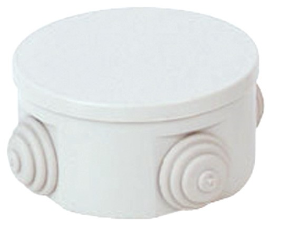 Junction Box, c/w Smooth Sides & Screwed Cover, IP54