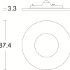 Bezel, Mains Twist & Lock, IP65 - Image 2
