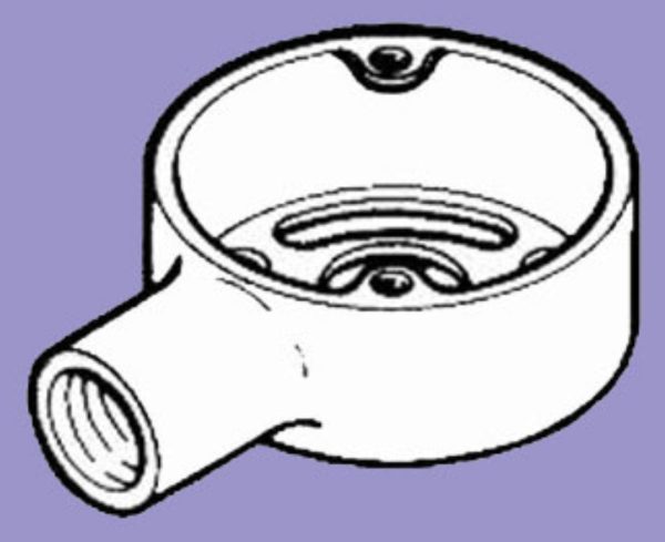 Circular Box, Terminal 1 Way Small Extension, Box of 10 - Image 2