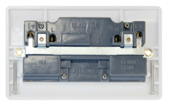 Socket, 2 Gang DP Switched - Image 2