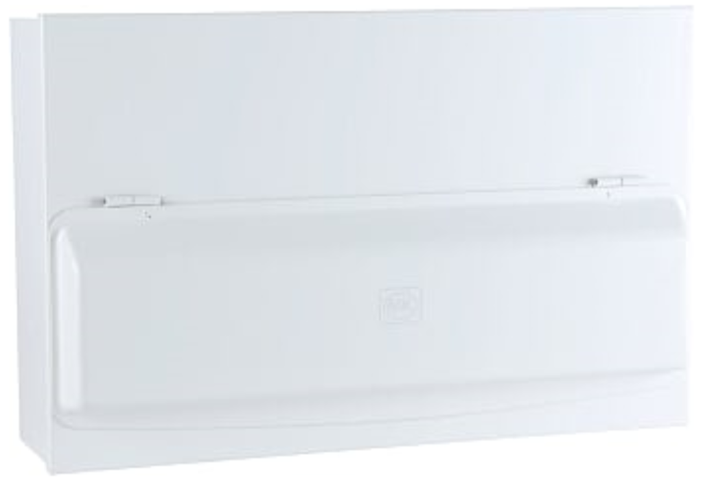 Consumer Unit, 16 Way Surface, 3 Integral Neutral Bars c/w Link