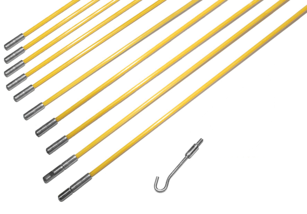 Rod, Flexible Cable Pulling c/w Mini Eye, c/w Mini Hook & Flexi Lead