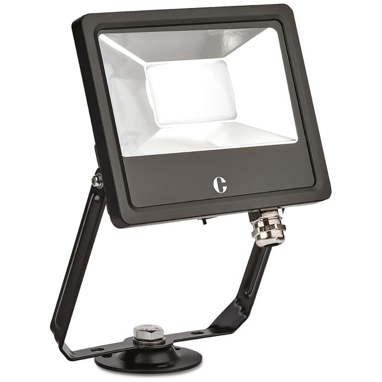 20W Floodlight, Colour Switchable IP65, Non PIR Tilt-Twist-Turn Bracket