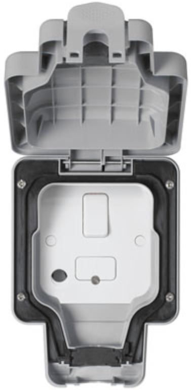 Connection Unit, 1 Gang DP Switched Fused IP66
