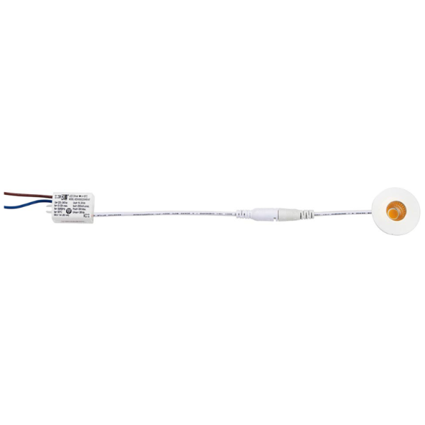 Luminaire, LALO Recessed LED 4000K IP44, c/w Clear Acrylic Diffuser - Image 2