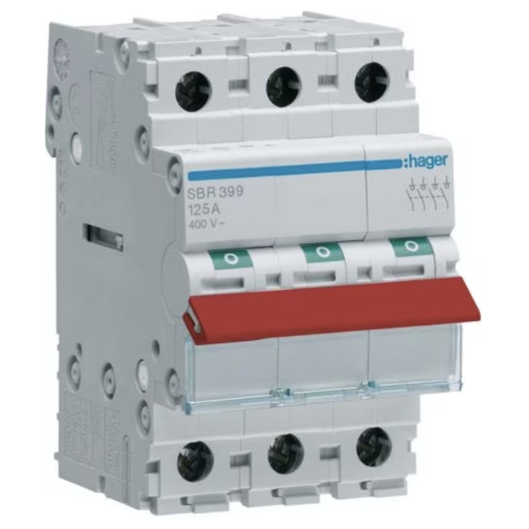 HAGER JK11253S 125A 3P J