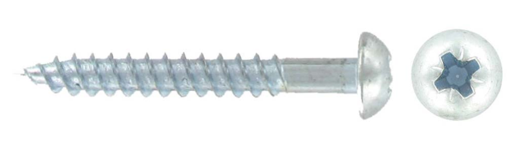 Woodscrew, Pozi Round Twin Thread