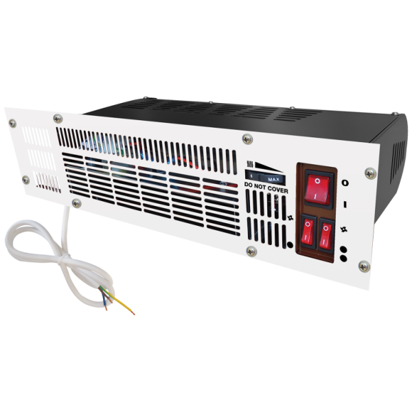Heater, Fan Plinth 3 Heat Settings IP20, Thermo Cntrl c/w Thermal Cut Out - Image 3