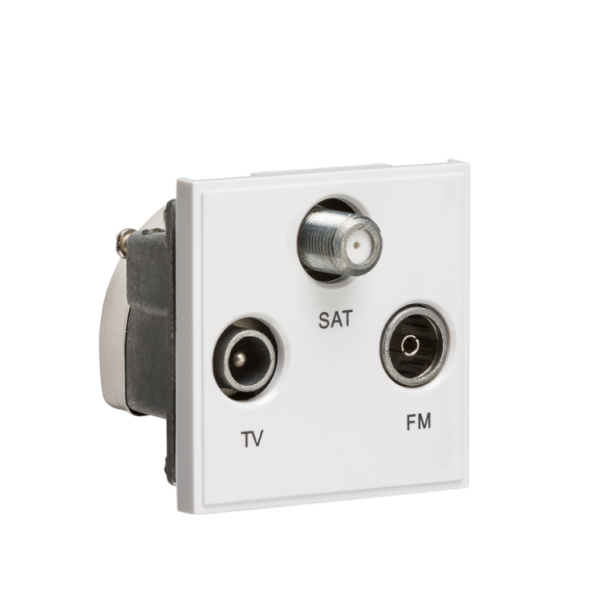 Outlet, Modular Triplexed TV/FM DAB/Sat TV