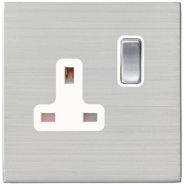 Hamln 74CSS1SS-W Socket Swd 1G 13A