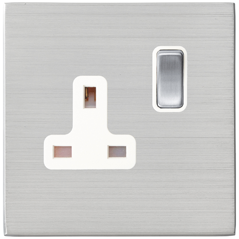 Hamln 74CSS1SS-W Socket Swd 1G 13A