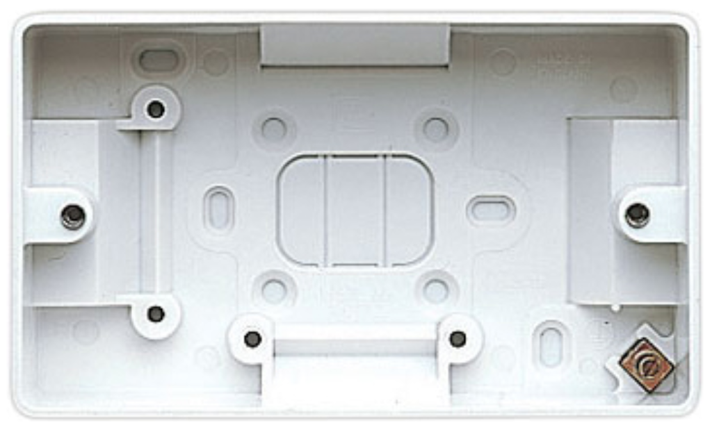 Box, 2 Gang Moulded Surface