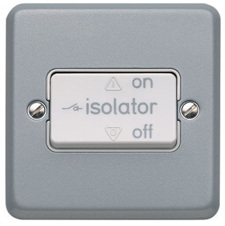 Isolator, 3P Fan c/w Switch Lock & Padlock