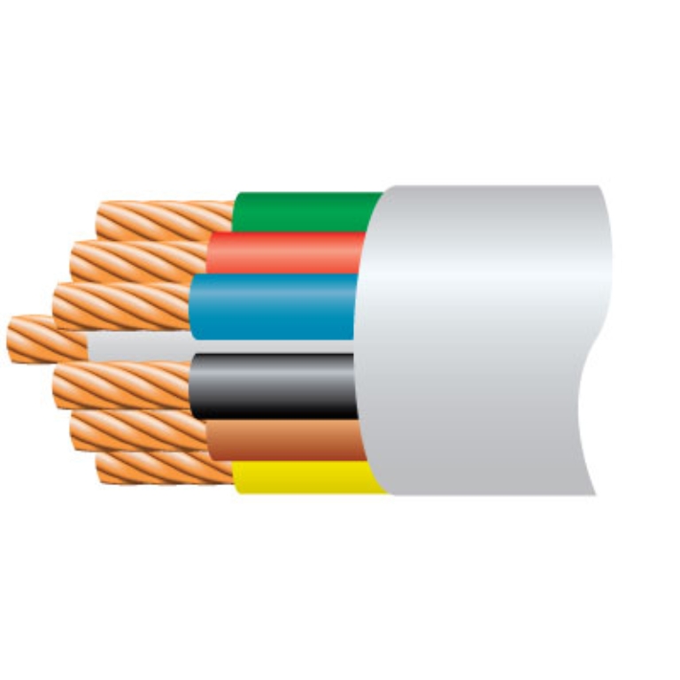 Cable, 7 Core Circular Flex LSZH, 100m Reel (Price Per Mtr)