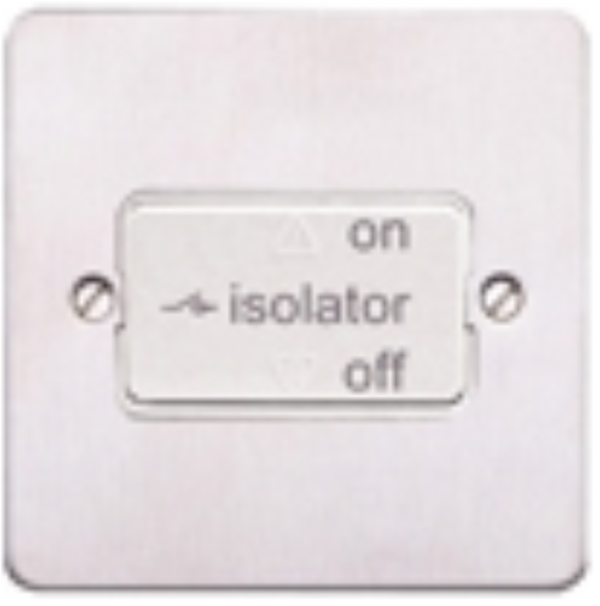 Switch, 3P Fan Isolator, White Inserts