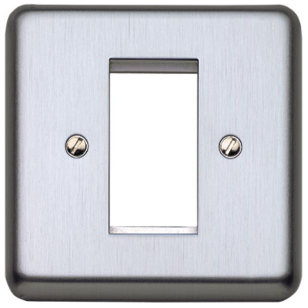 Frontplate, Frontplate 1 Module Euro