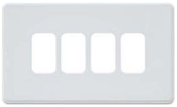Frontplate, 4 Module Grid
