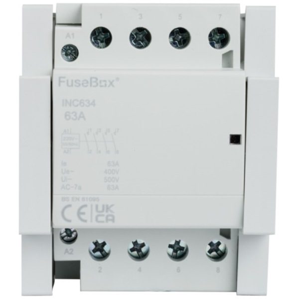 FuseBox Contactor 4P 63A 230V 4-MOD - Image 2