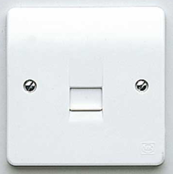 Socket, 1 Gang Telephone Master