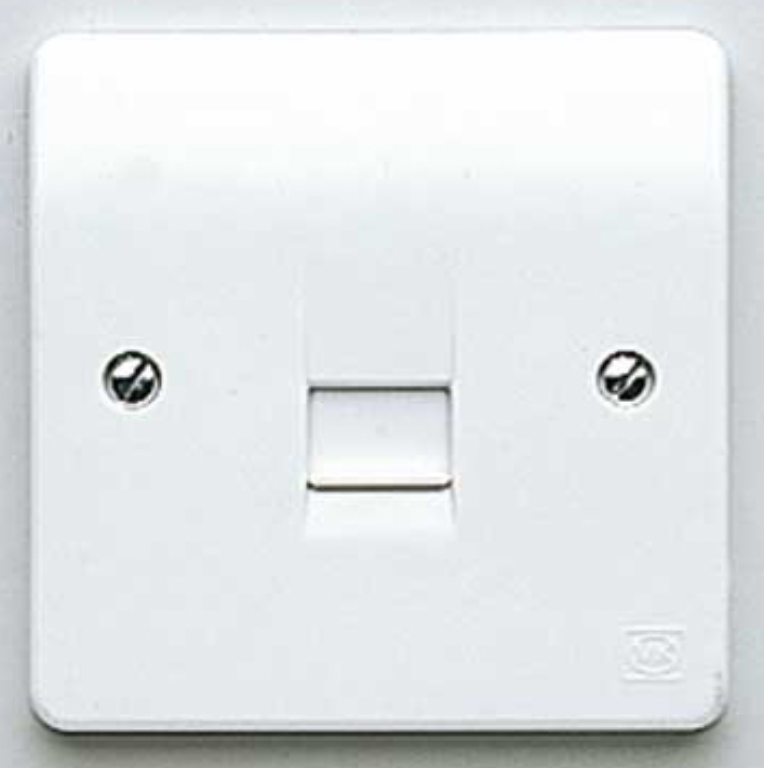 Socket, 1 Gang Telephone Master