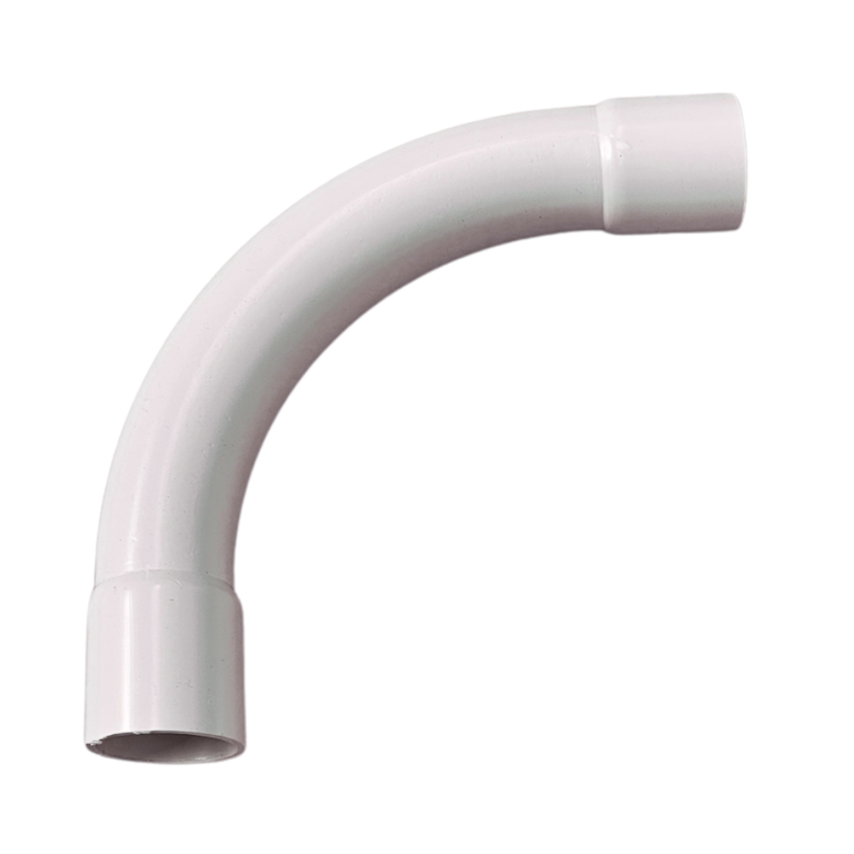 MT 25MM PLAIN BEND WHI