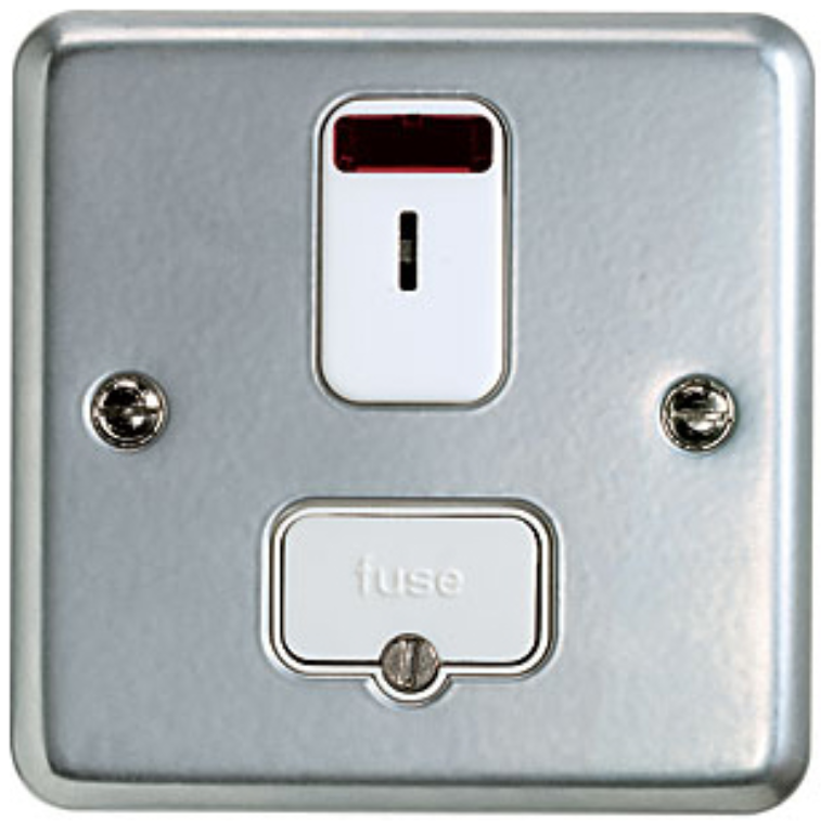 Connection Unit, DP  w/Key Operated Switch & neon, Tamperproof