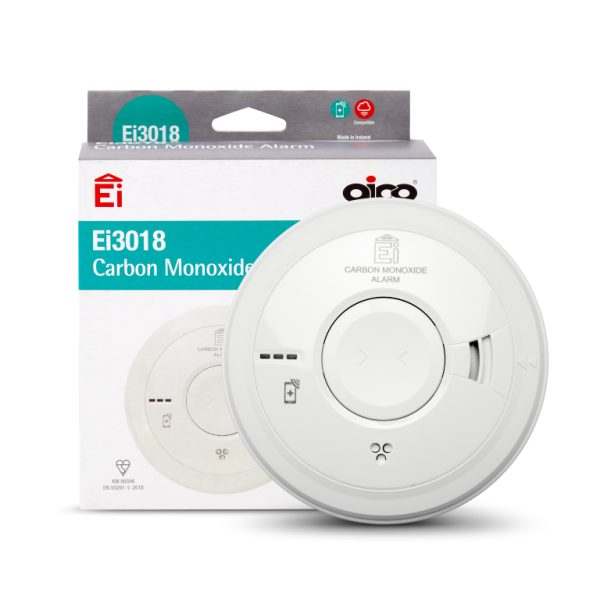 Carbon Monoxide Alarm, Mains, 10Yr Lithium Back-up Easi-fit Base - Image 2