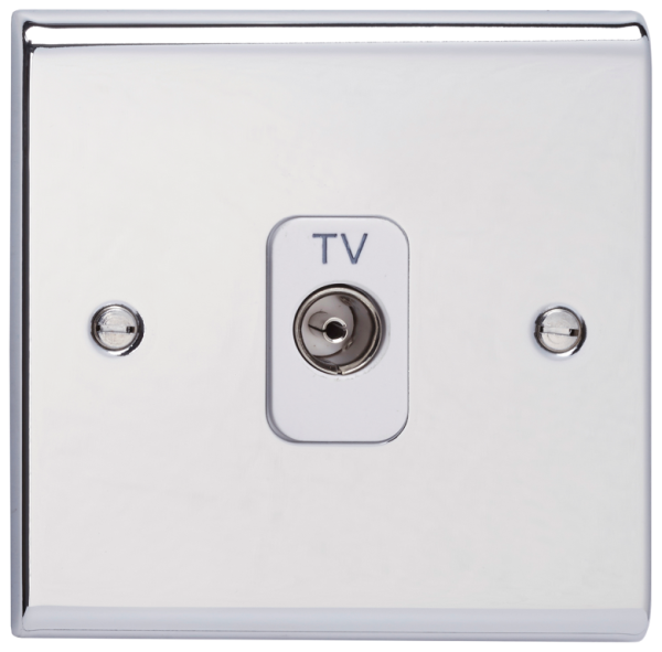 Deta SD1264CHW 1G Co-Ax Outlet Ch/Whi
